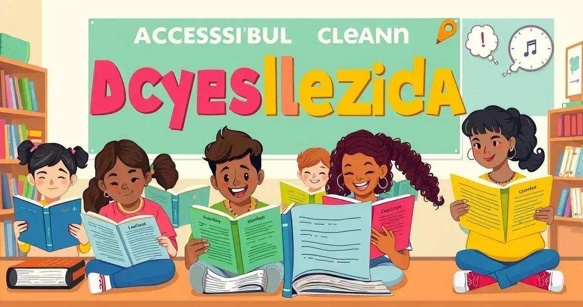 Como as fontes acessíveis ajudam alunos com dislexia?