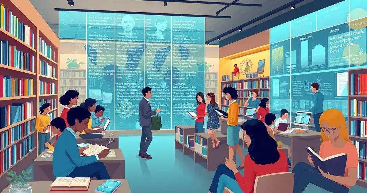 Exemplos de tecnologias de IA e leitura acessível