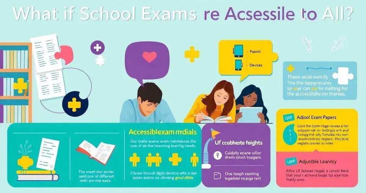 Importância das provas acessíveis na educação