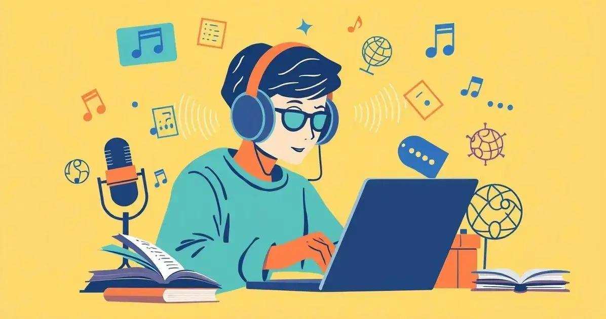 O que são podcasts acessíveis?