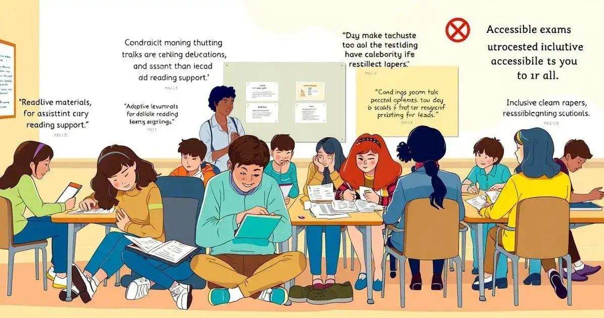 O que são provas acessíveis?